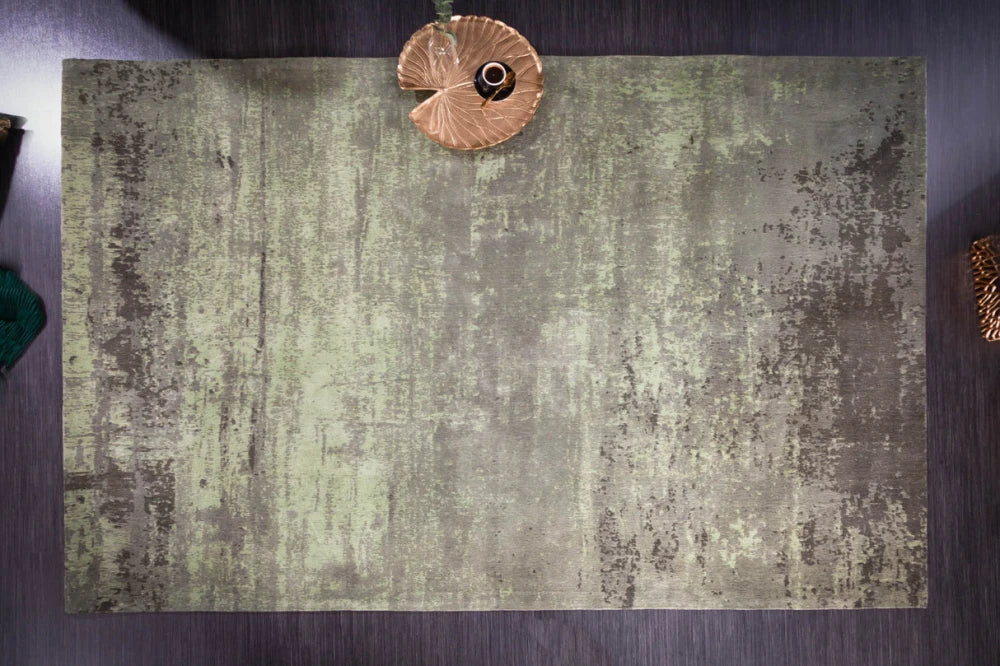Covor din Bumbac/Poliester Verde L240cm Modern Art