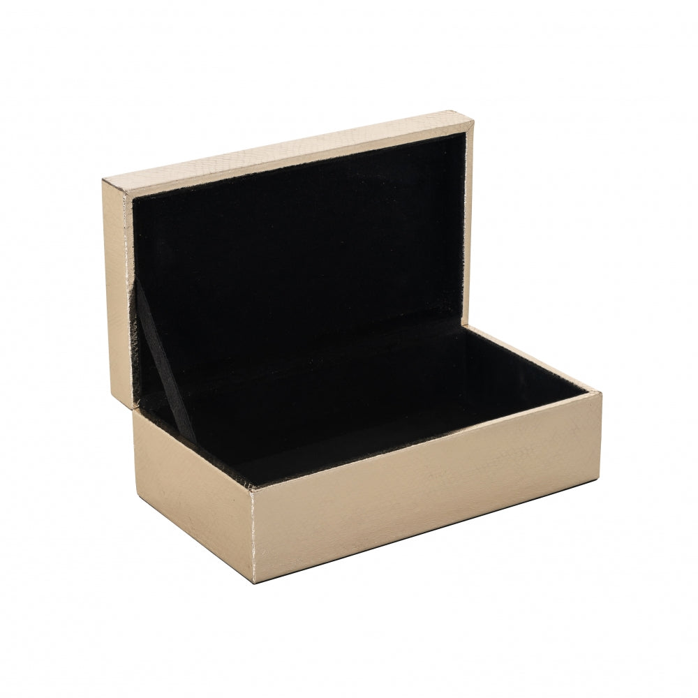 Cutie decorativa din MDF Auriu L23xH9cm Norah Richmond Interiors