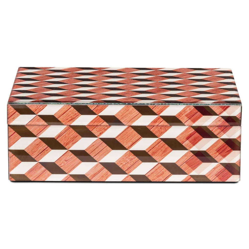 Cutie depozitare din MDF/Sticla Multicolor L28xH10cm Chady L Richmond interiors