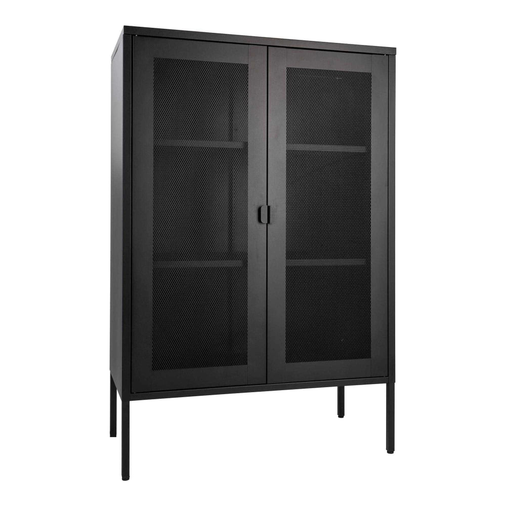 Dulap din Metal Negru L80xH120cm Melbourne