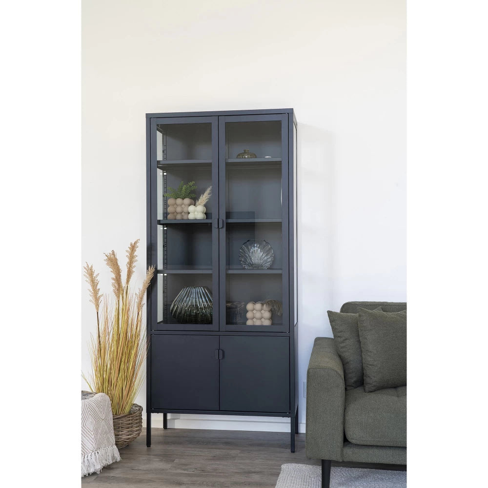 Dulap din Metal Negru L80xH180cm Brisbane