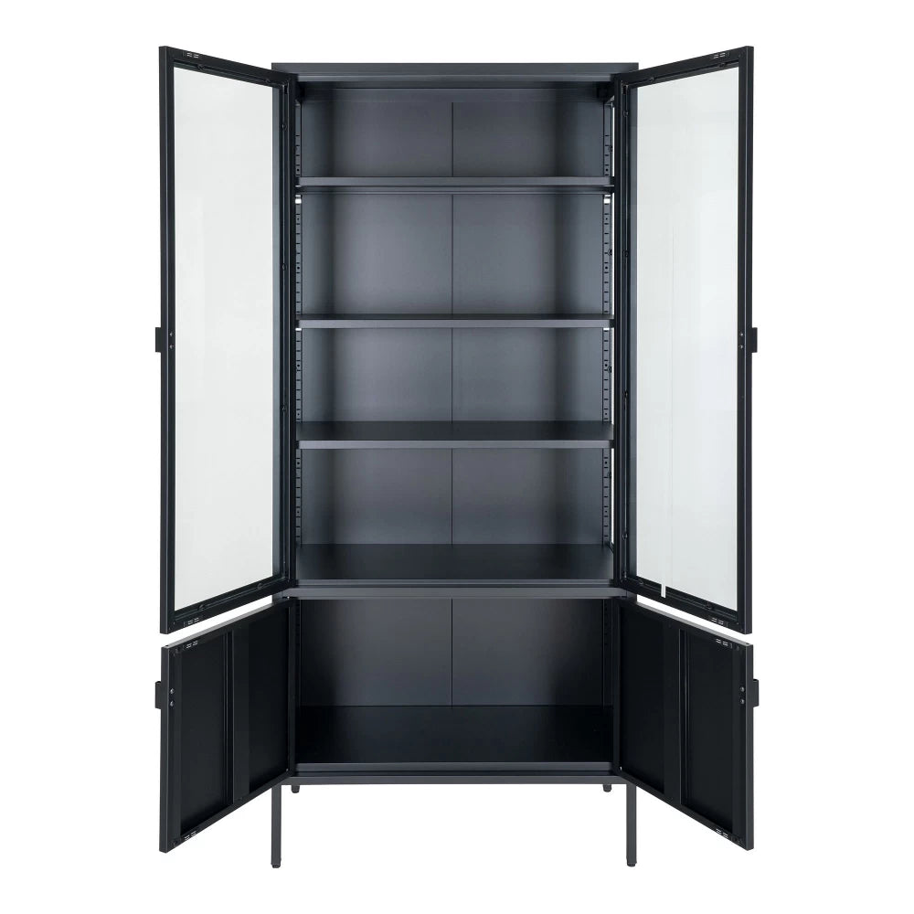 Dulap din Metal Negru L80xH180cm Brisbane