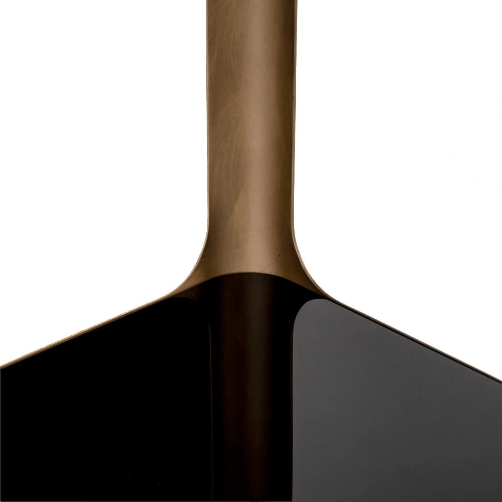 Etajera din Metal Alama si Ceramica/Sticla Bej/Negru L100xH210cm Claridge Richmond interiors