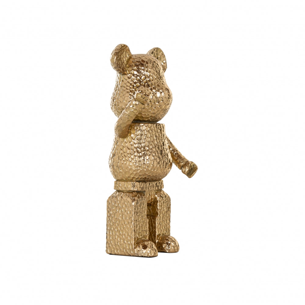 Figurina decorativa din Polirasina Auriu L13xH29cm Bear Richmond Interiors