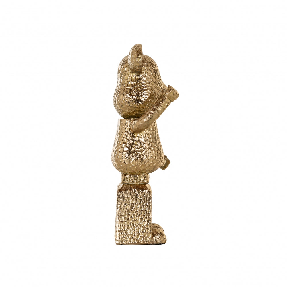 Figurina decorativa din Polirasina Auriu L13xH29cm Bear Richmond Interiors