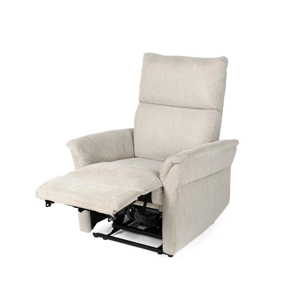 Fotoliu cu recliner electric 2 motoare MISAKI Bej L66cm x A84cm x H107cm