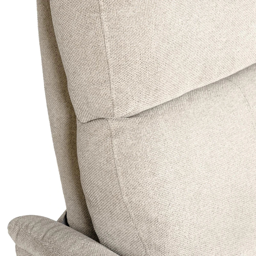 Fotoliu cu recliner electric 2 motoare MISAKI Bej L66cm x A84cm x H107cm