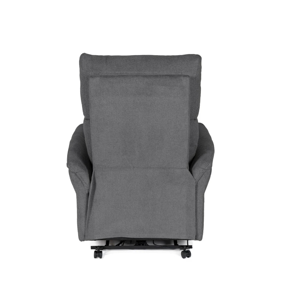 Fotoliu cu recliner electric 2 motoare MISAKI Gri inchis L66cm x A84cm x H107cm