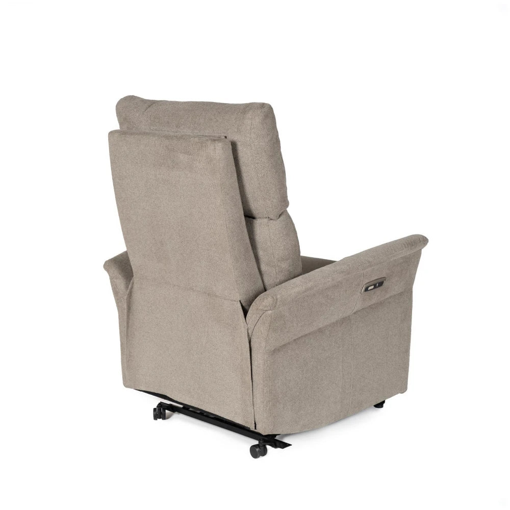 Fotoliu cu recliner electric 2 motoare MISAKI Taupe L66cm x A84cm x H107cm