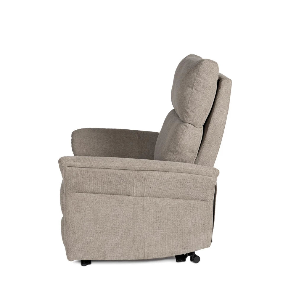Fotoliu cu recliner electric 2 motoare MISAKI Taupe L66cm x A84cm x H107cm