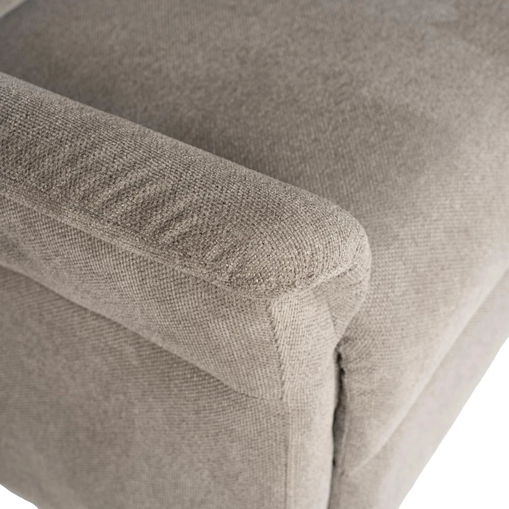 Fotoliu cu recliner electric 2 motoare MISAKI Taupe L66cm x A84cm x H107cm