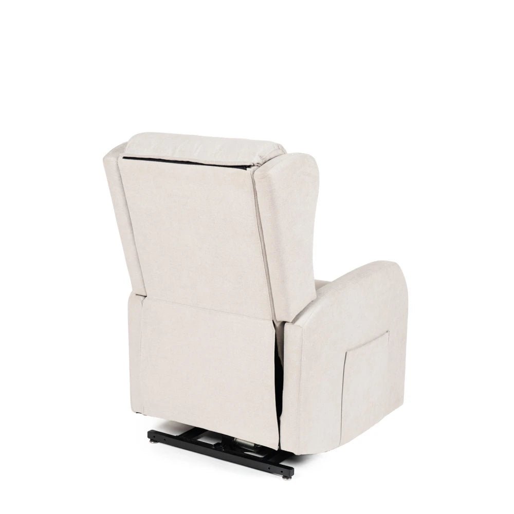 Fotoliu electric Power Lift 2 motoare SAORI Bej L70cm x A95cm x H145cm