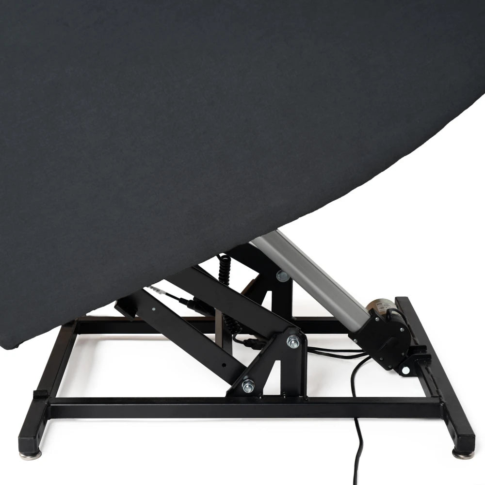 Fotoliu electric Power Lift 2 motoare SAORI Gri inchis L70cm x A95cm x H145cm