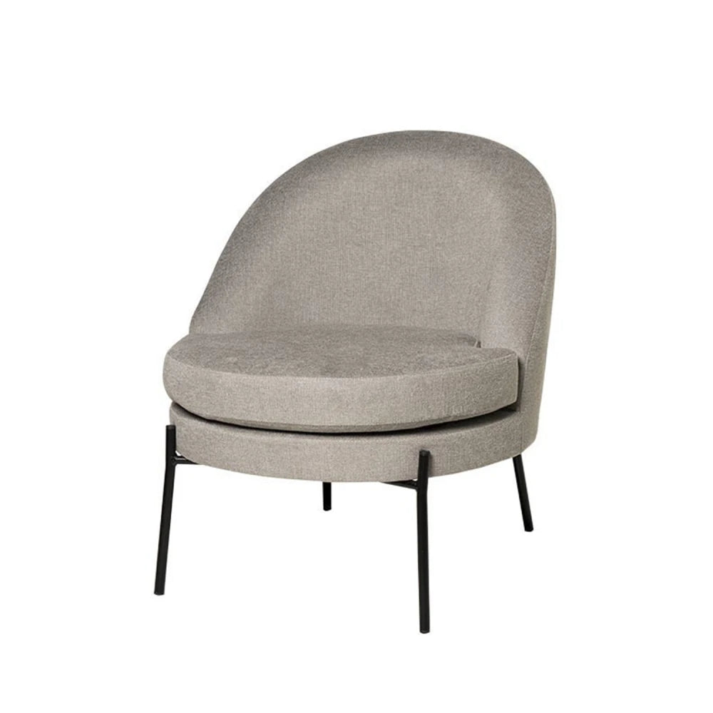 Fotoliu modern ergonomic EVORA Gri deschis L70cm x A58cm x H80cm