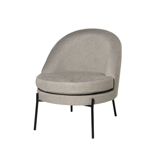 Fotoliu modern ergonomic EVORA Gri deschis L70cm x A58cm x H80cm