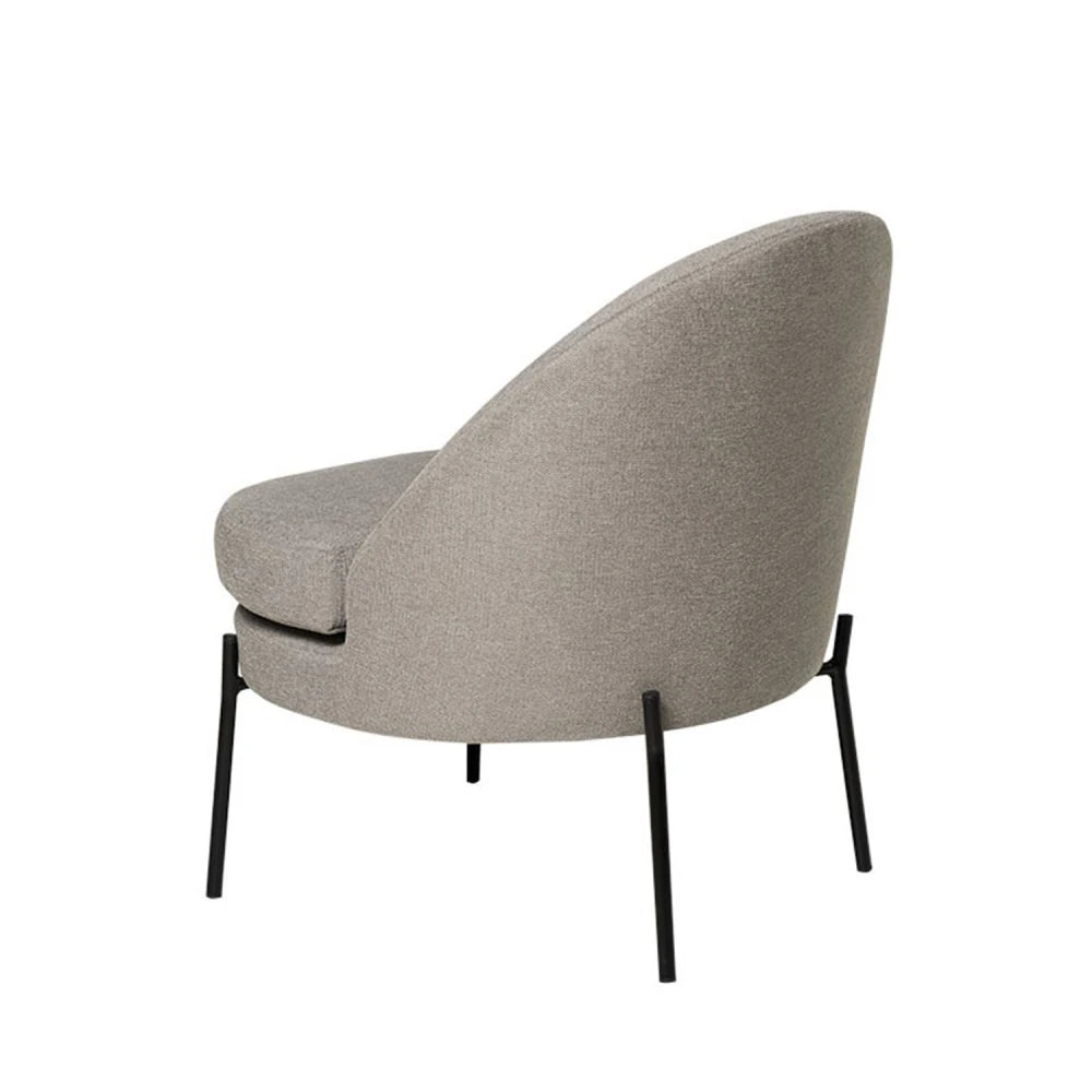 Fotoliu modern ergonomic EVORA Gri deschis L70cm x A58cm x H80cm