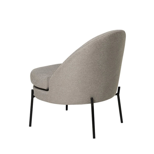 Fotoliu modern ergonomic EVORA Gri deschis L70cm x A58cm x H80cm