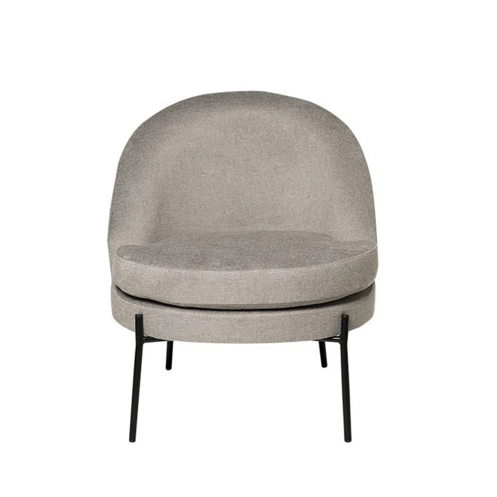 Fotoliu modern ergonomic EVORA Gri deschis L70cm x A58cm x H80cm