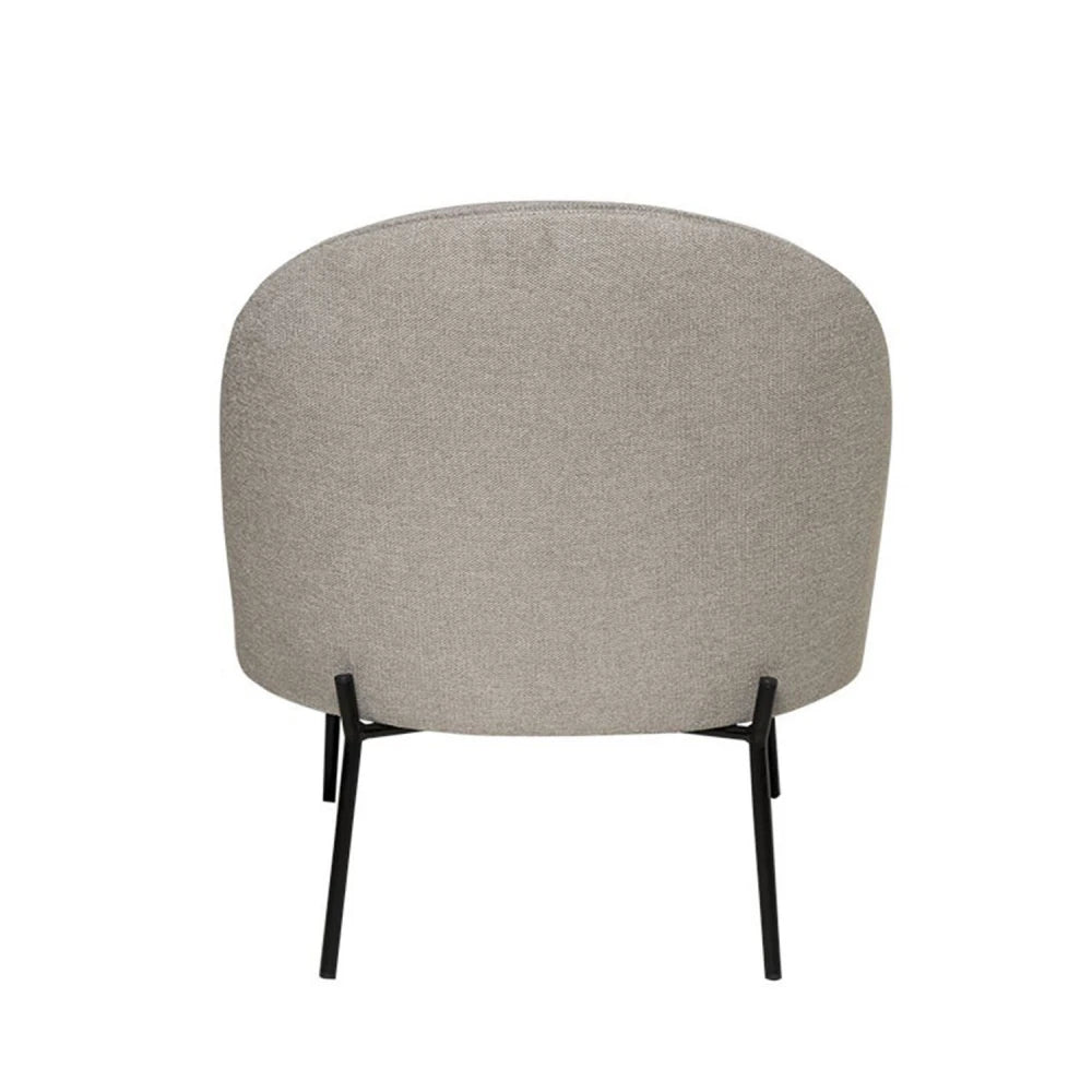 Fotoliu modern ergonomic EVORA Gri deschis L70cm x A58cm x H80cm