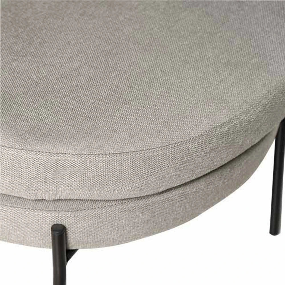 Fotoliu modern ergonomic EVORA Gri deschis L70cm x A58cm x H80cm