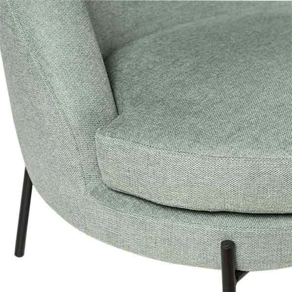 Fotoliu modern ergonomic EVORA Mint L70cm x A58cm x H80cm