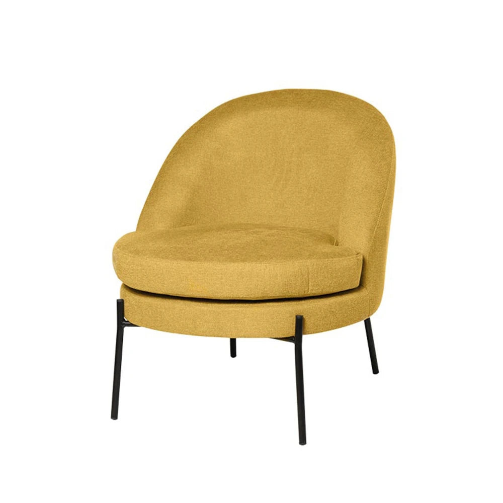 Fotoliu modern ergonomic EVORA Mustar L70cm x A58cm x H80cm