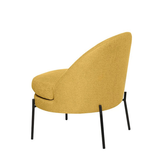 Fotoliu modern ergonomic EVORA Mustar L70cm x A58cm x H80cm