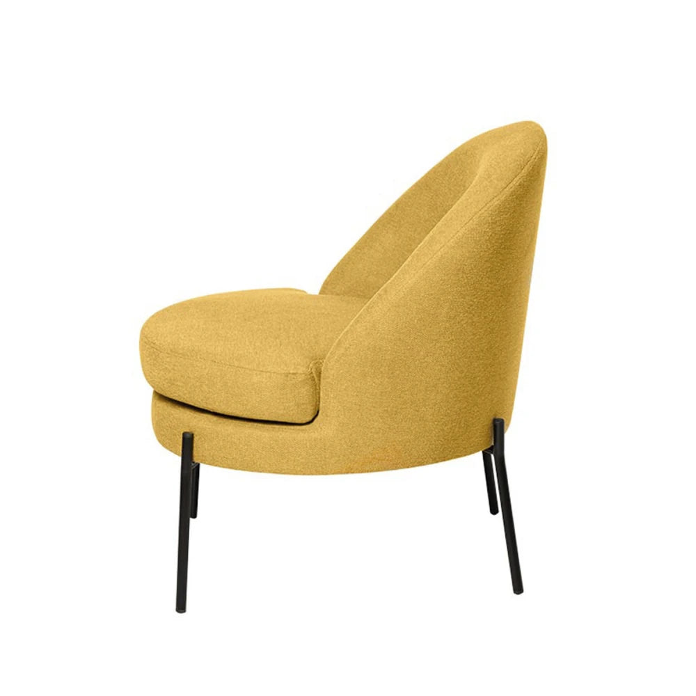 Fotoliu modern ergonomic EVORA Mustar L70cm x A58cm x H80cm