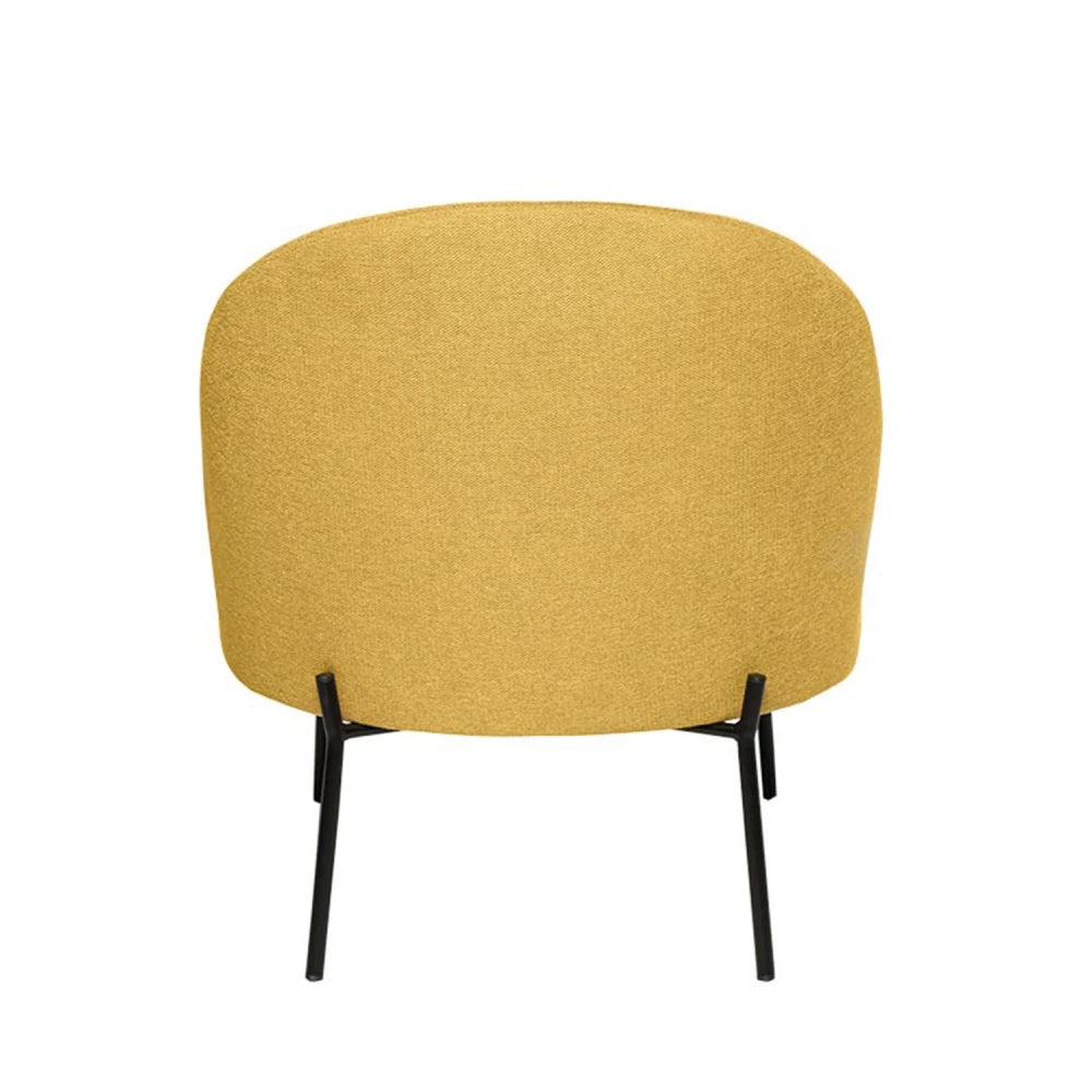 Fotoliu modern ergonomic EVORA Mustar L70cm x A58cm x H80cm