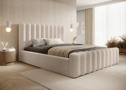 Pat 200 x 200 tapitat cu Chenille Perfect harmony Crem Mira