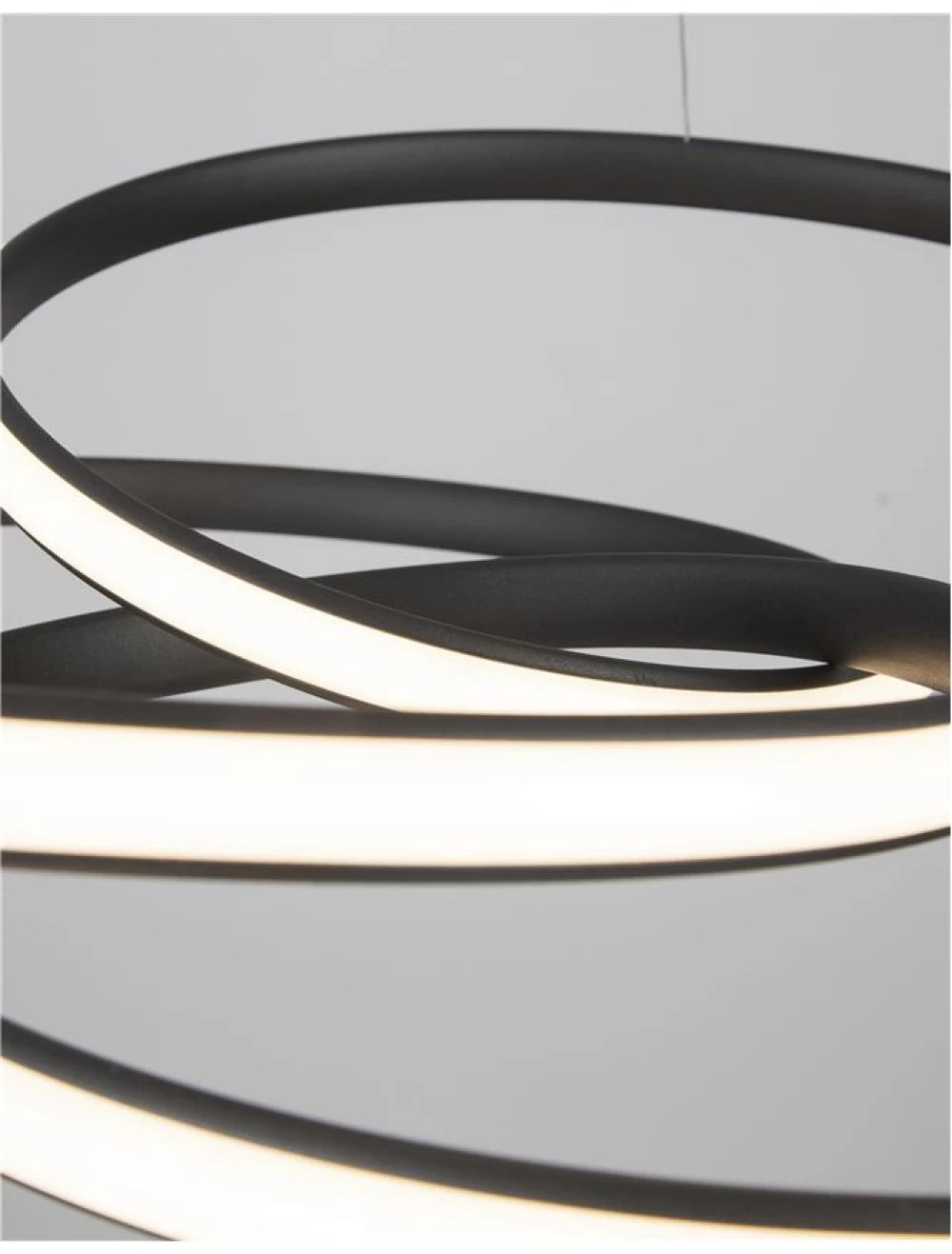Lustra din Aluminiu Negru H120xL52cm IP20 43W 3013lm 3000k MENTON