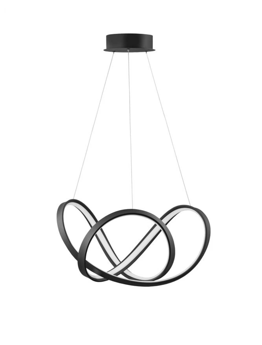 Lustra din Aluminiu Negru H120xL55cm IP20 45W 1720lm 3000k APUS