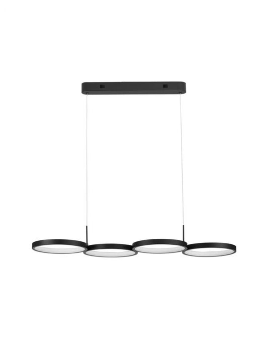 Lustra din Aluminiu Negru H120xL84cm IP20 41W 2300lm 3000k MAGNUS