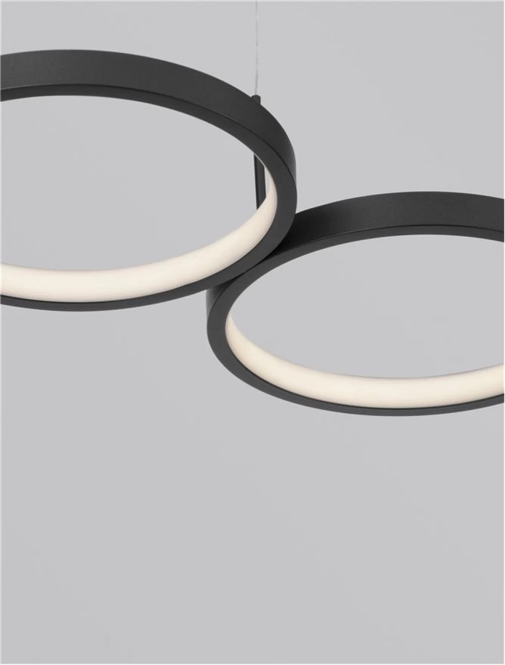Lustra din Aluminiu Negru H120xL84cm IP20 41W 2300lm 3000k MAGNUS