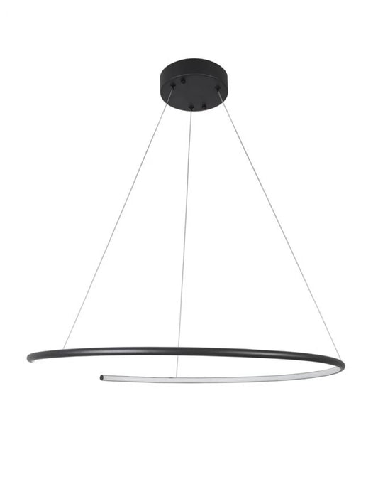 Lustra din Aluminiu Negru H200xL70cm IP20 29W 1480lm 3000k BREDA
