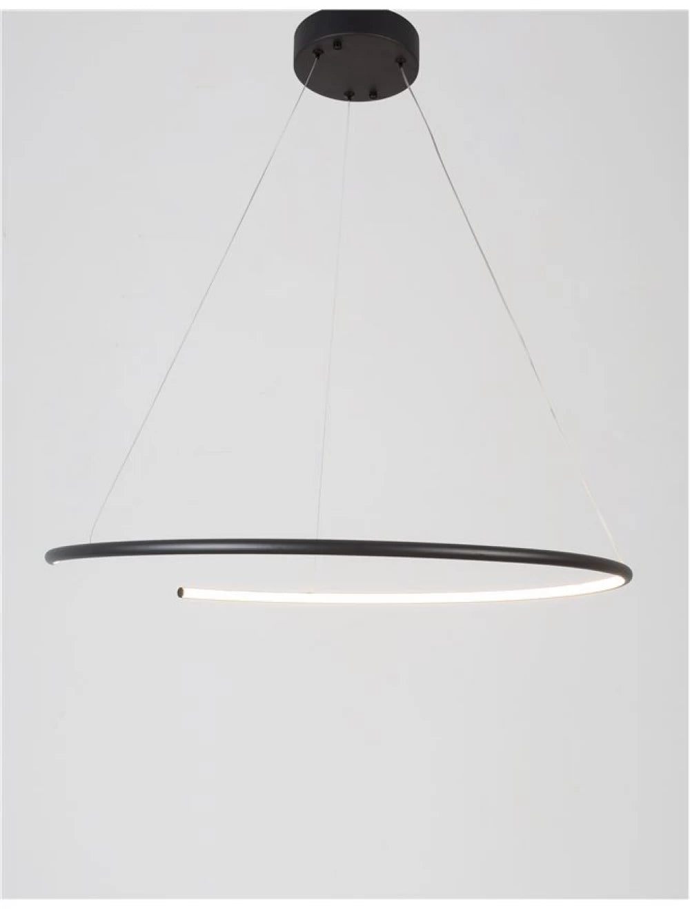 Lustra din Aluminiu Negru H200xL70cm IP20 29W 1480lm 3000k BREDA