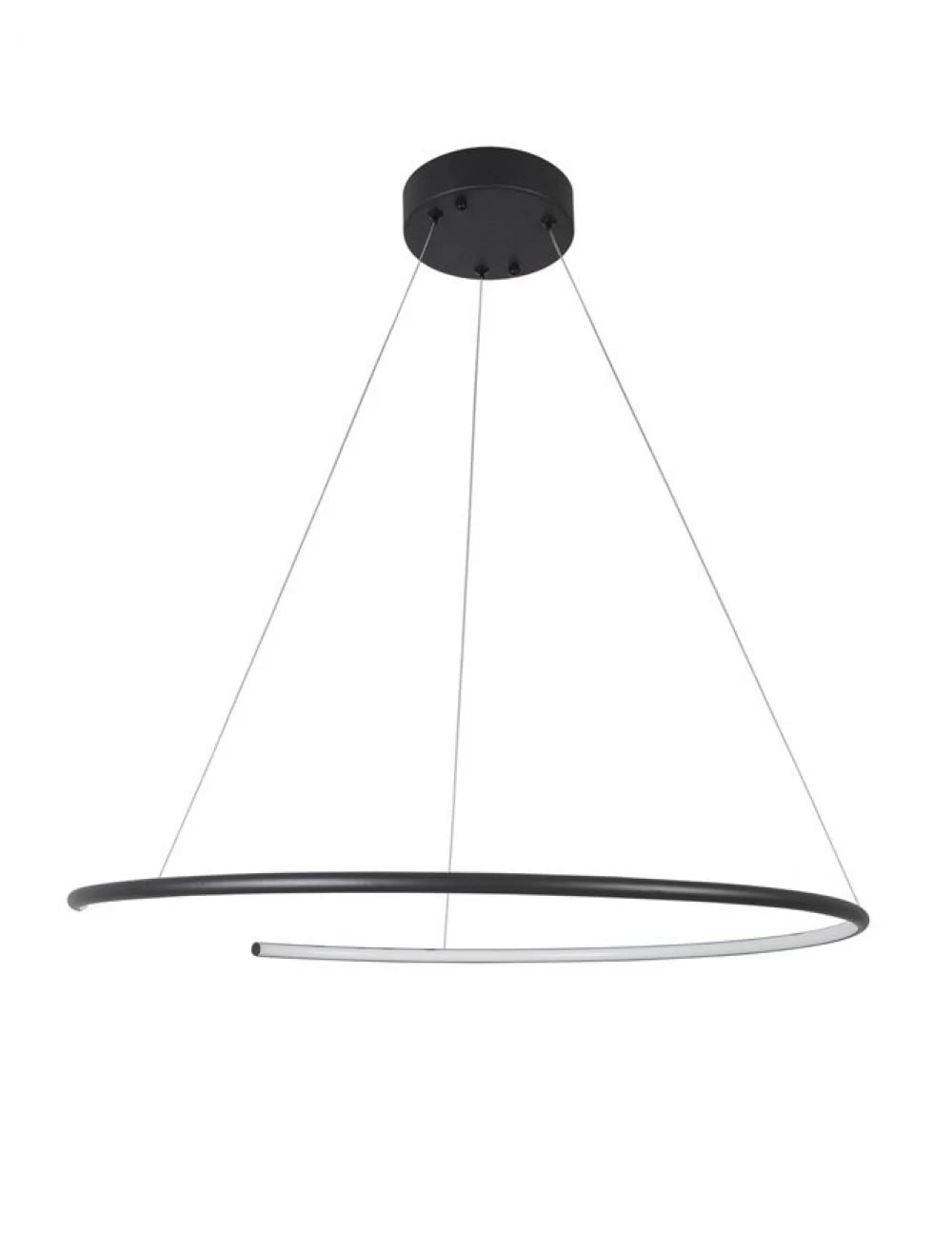 Lustra din Aluminiu Negru H200xL70cm IP20 29W 1480lm 3000k BREDA