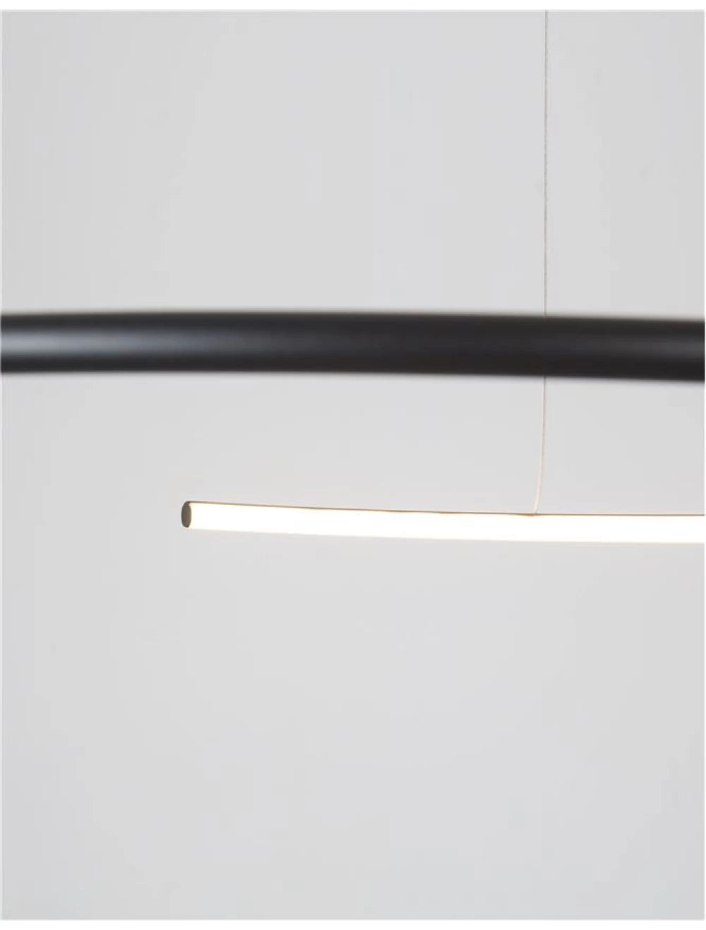 Lustra din Aluminiu Negru H200xL70cm IP20 29W 1480lm 3000k BREDA