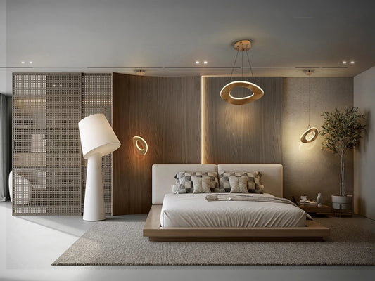 Lustra din Otel Rosegold si Acrilic Rosegold 40W D52xH150cm Mirena