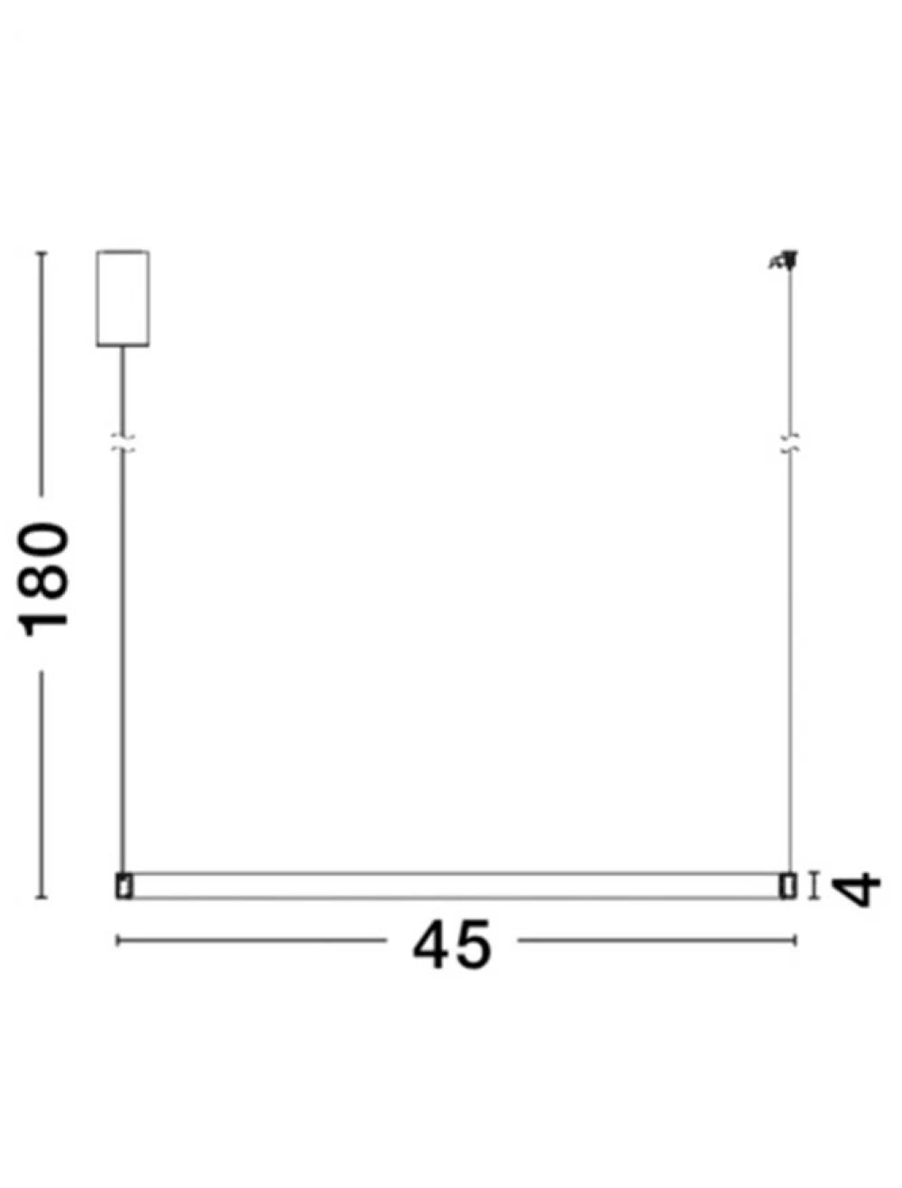 Lustra structura din Aluminiu Alama antichizata si abajur din Acrilic Transparent H180xL45cm IP20 18W 1020lm 3000k VEGAS