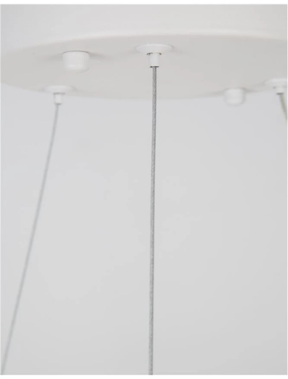 Lustra structura din Aluminiu Alb si abajur din Acrilic  H200xL70cm IP20 30W 1480lm 3000k BREDA
