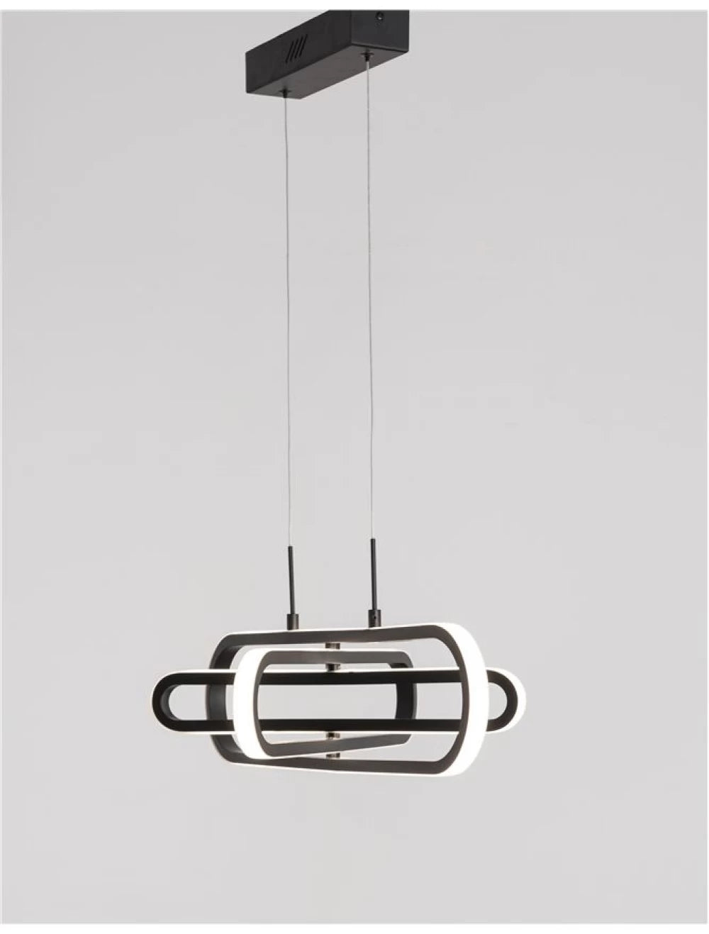 Lustra structura din Aluminiu Auriu si abajur din Acrilic Alb H120xL64cm IP20 56W 4441lm 3000k ARTE