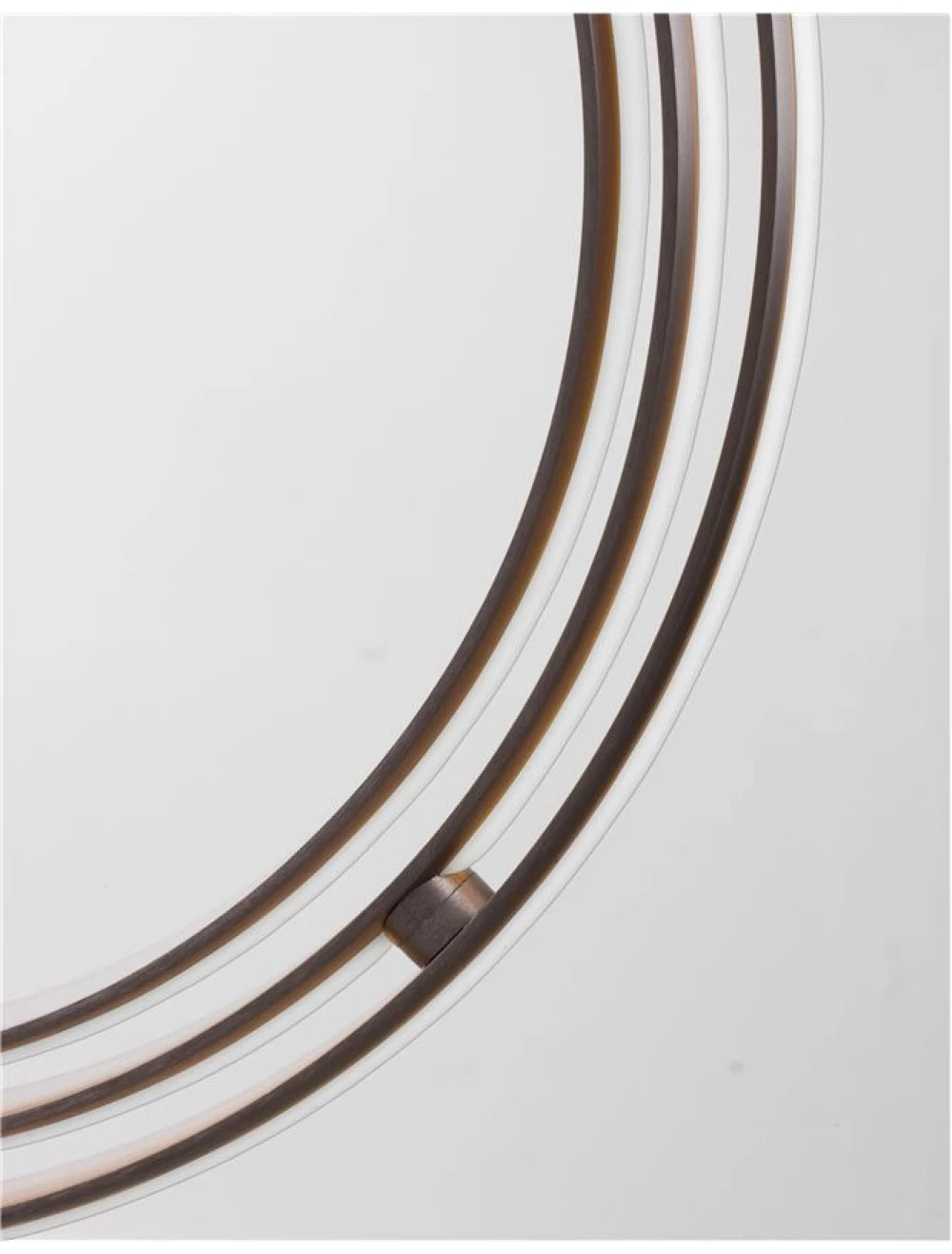 Lustra structura din Aluminiu Mov inchis si abajur din Acrilic Alb H150xL70cm IP20 63W 3043lm 3000k PERTONE