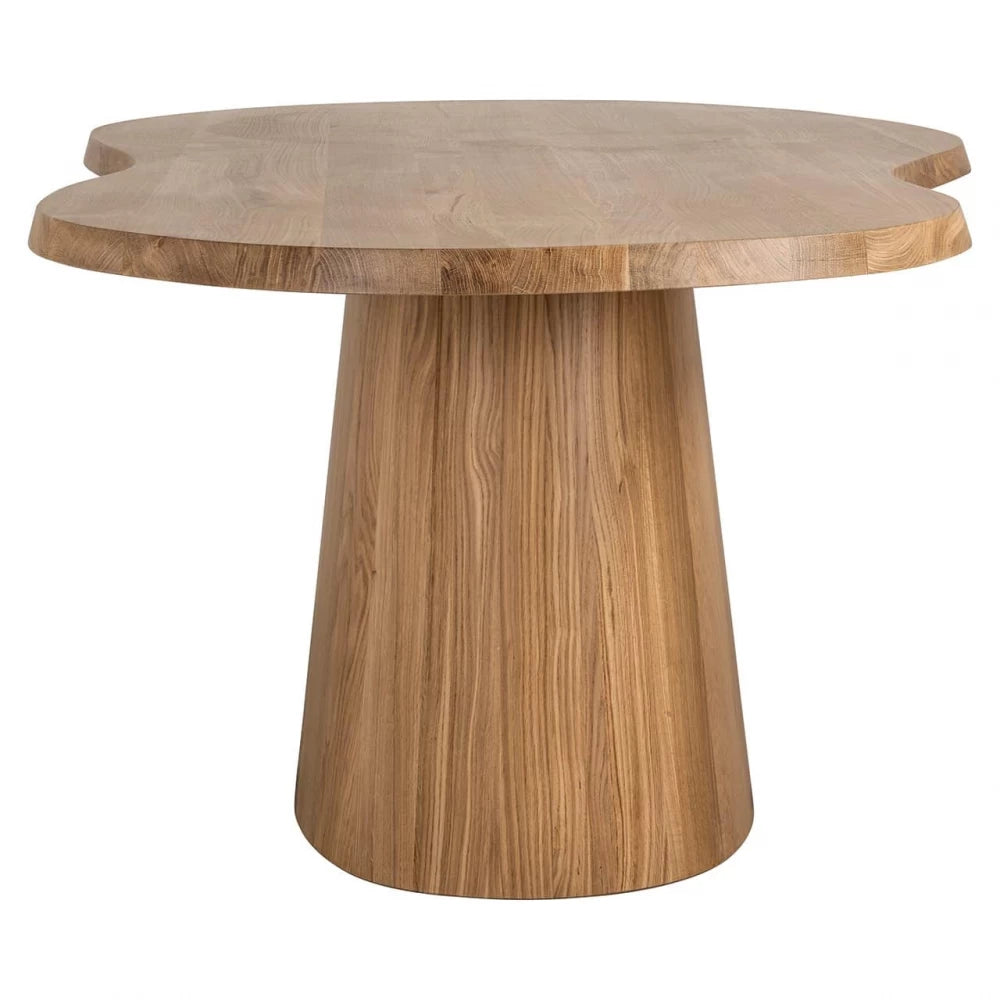 Masa Asimetrica de 6 persoane din Lemn de stejar Maro L230xH76cm Riva Richmond Interiors