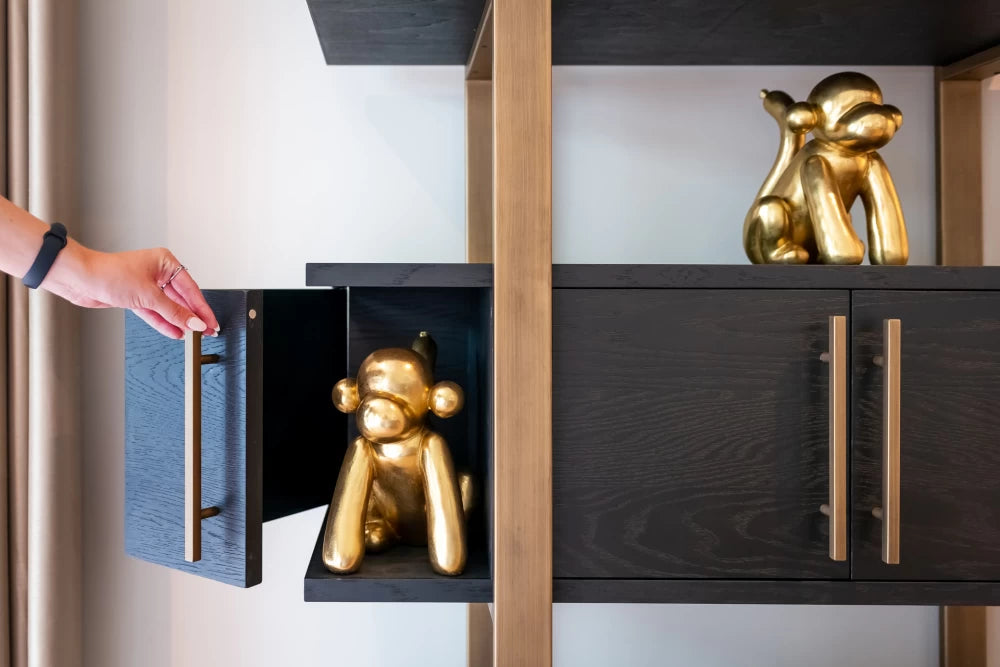 Obiect decorativ din Polirasina Auriu L22xH25cm Monkey Richmond Interiors