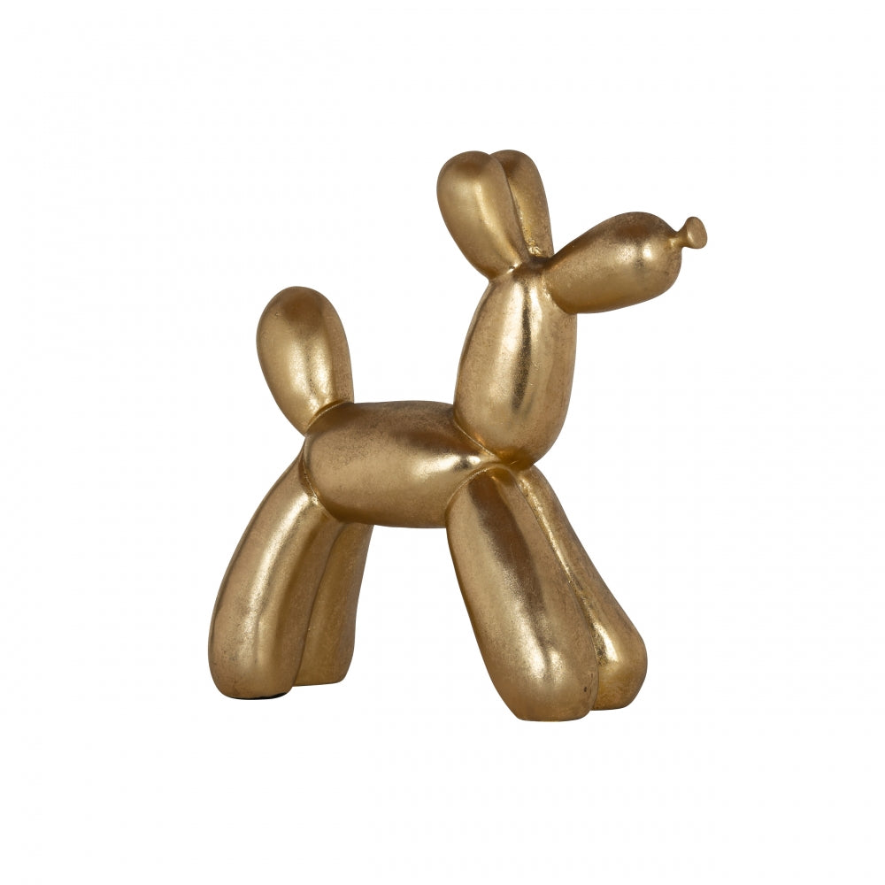 Obiect decorativ din Polirasina Auriu L27xH28cm Dog Richmond Interiors