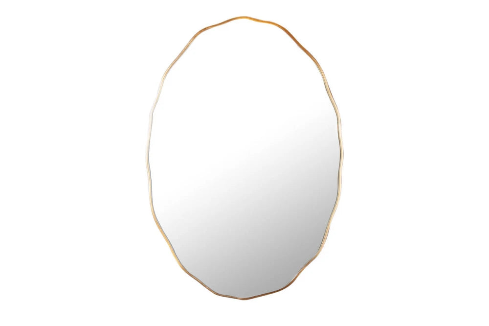 Oglinda cu rama din Lemn Auriu H100xL70cm Elegancia