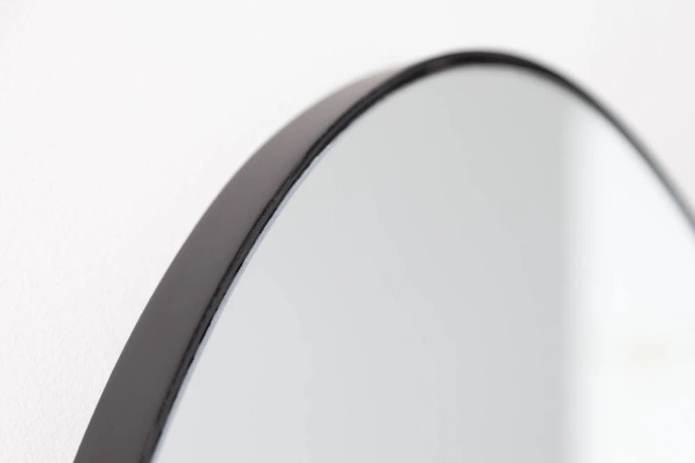 Oglinda cu rama din Metal Negru H90xL55cm Noemi