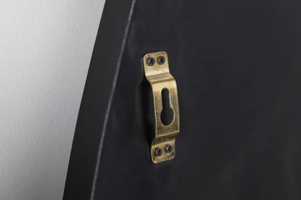 Oglinda cu rama din Metal Negru H90xL55cm Noemi