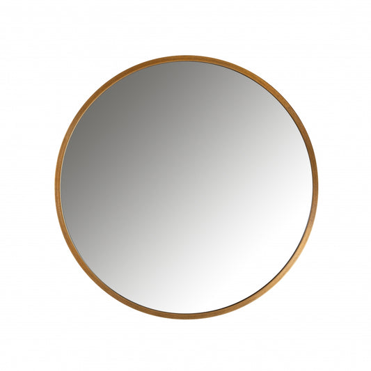 Oglinda Rotunda din Metal Auriu D70cm Maeron Richmond Interiors